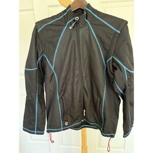 Freeze Out Thermal Protection Mens Large Moto Jacket Full Zip Detach Sleeves